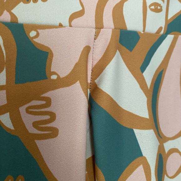 Anthropologie Dazey LA Legging Ani Figures Artsy Abstract Printed High Rise - Picture 10 of 11